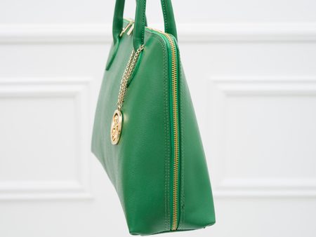 Bolso de cuero de mano para mujer Glamorous by GLAM - Verde -