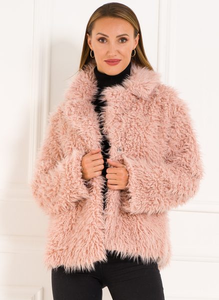 Yetti coat Glamorous by Glam - Pink -