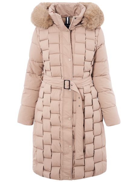 Due Linee Geacă de iarnă de damă - Bej -