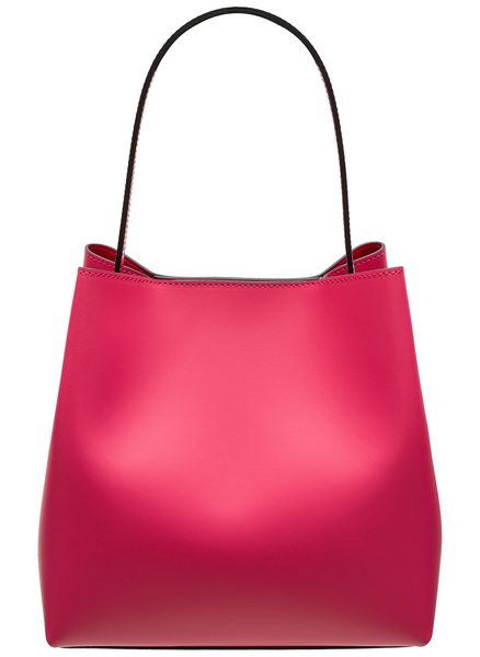 Bolso de hombro de cuero para mujer Glamorous by GLAM - Rosa -