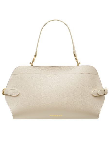 Real leather shoulder bag Glamorous by GLAM - Beige -