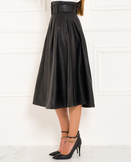 Skirt Due Linee - Black -