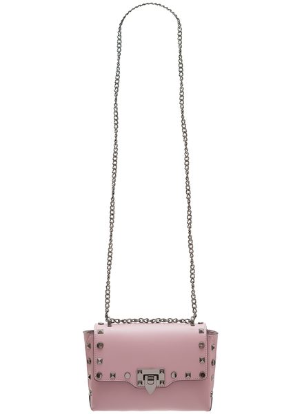 Real leather crossbody bag Glamorous by GLAM - Pink -