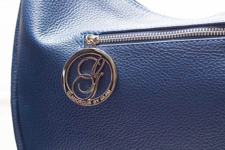 Borsa a spalla da donna in pelle Glamorous by GLAM - Blu -