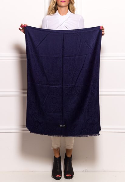 Women's scarf Due Linee - Dark blue -