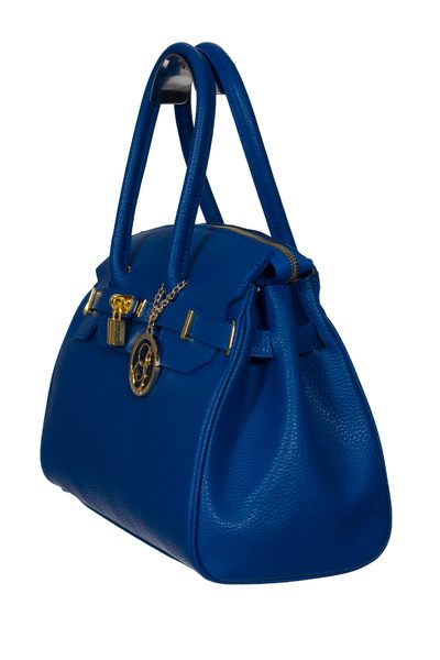 GbyG kožená kabelka modrá -