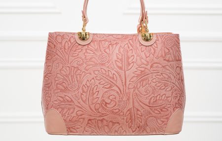 Bolso de cuero de mano para mujer Glamorous by GLAM - Rosa -