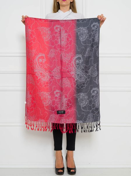 Women's scarf Due Linee - Red -