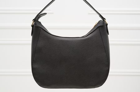 Bolso de hombro de cuero para mujer Tru Trussardi - Negro -