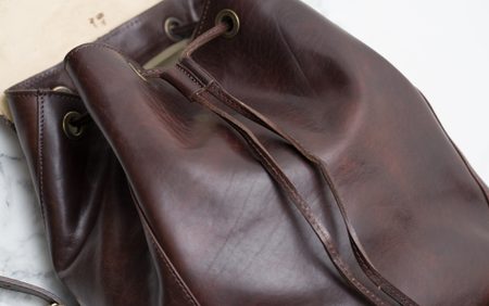 Real leather backpack Glamorous by GLAM Santa Croce - Brown -