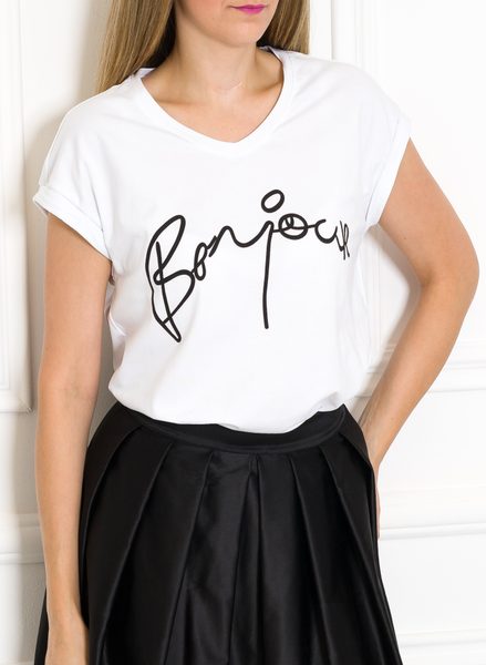 Camiseta para mujer Due Linee - Blanco -