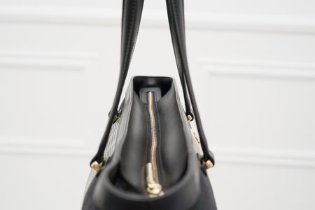 Real leather shoulder bag Cavalli Class - Black -