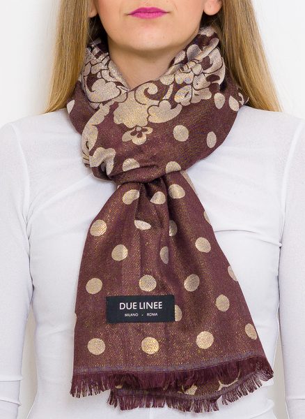 Women's scarf Due Linee - -