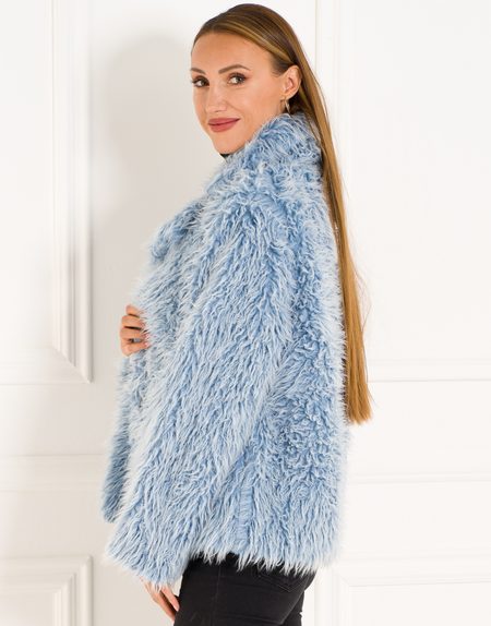 Cappotto Yeti Donna Glamorous by Glam - Blu -