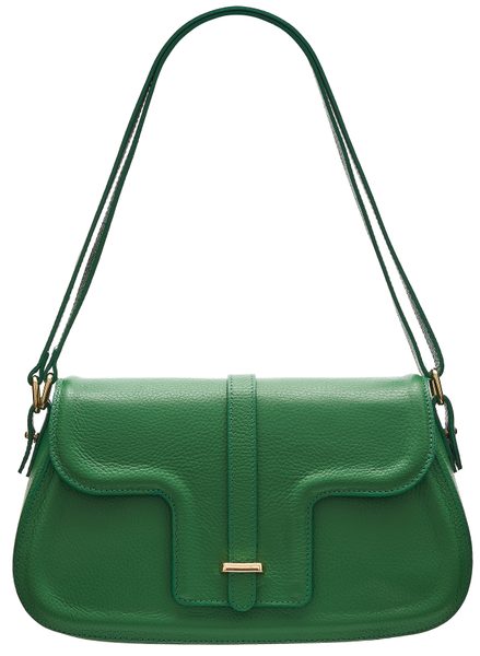 Bolso de hombro de cuero para mujer Glamorous by GLAM - Verde -