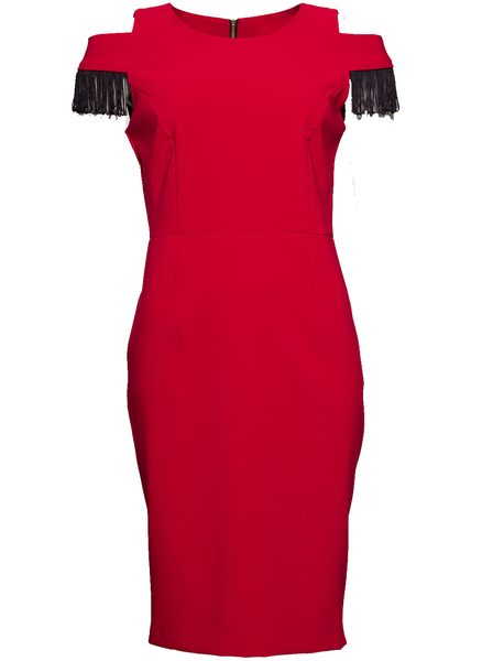 Damska sukienka na codzień Glamorous by Glam - czerwony