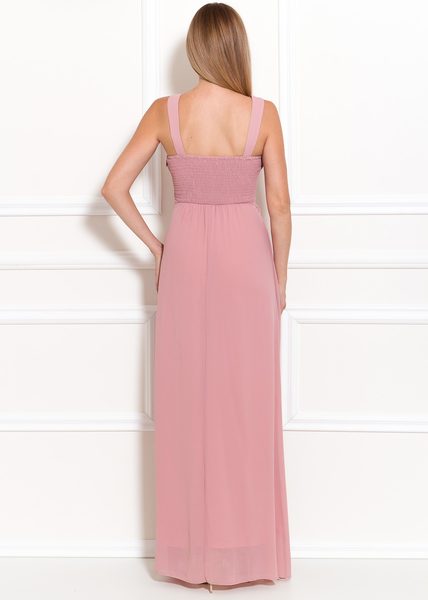 Vestido largo de mujer Due Linee - Rosa -