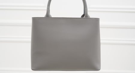 Bolso de cuero de mano para mujer Glamorous by GLAM - Gris -