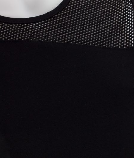 Černé síťované šaty -