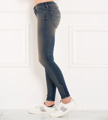 Dámské denim Diesel jeany Skinzee-low-zip super slim L32 -