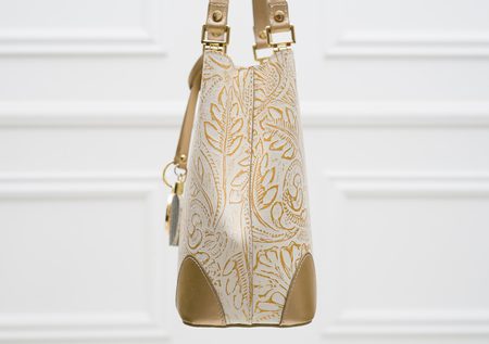 Borsa a mano da donna in pelle Glamorous by GLAM - Oro -