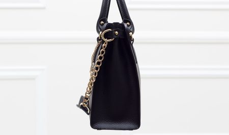 Bolso de cuero de mano para mujer Glamorous by GLAM - Negro -