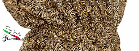 Dámský netopýří top zlatý -