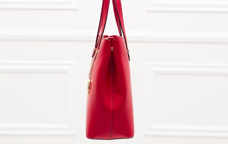 Real leather shoulder bag Glamorous by GLAM - Red -