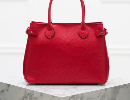 Bolso de cuero de mano para mujer Glamorous by GLAM - Rojo -