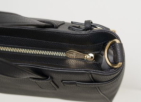 Borsa a spalla da donna in pelle Tru Trussardi - Nero -