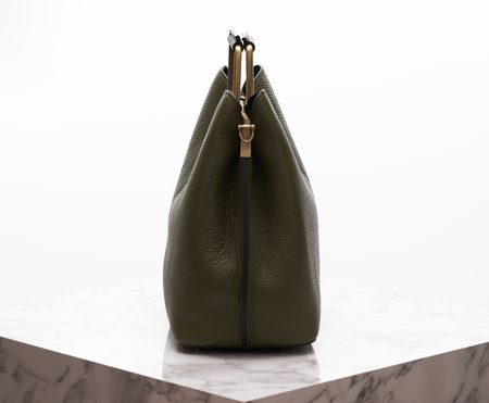 Bolso de cuero de mano para mujer Glamorous by GLAM - Verde -