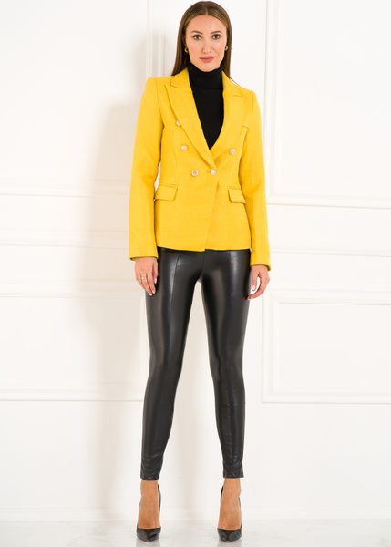 Blazer de mujer Due Linee - Amarillo -