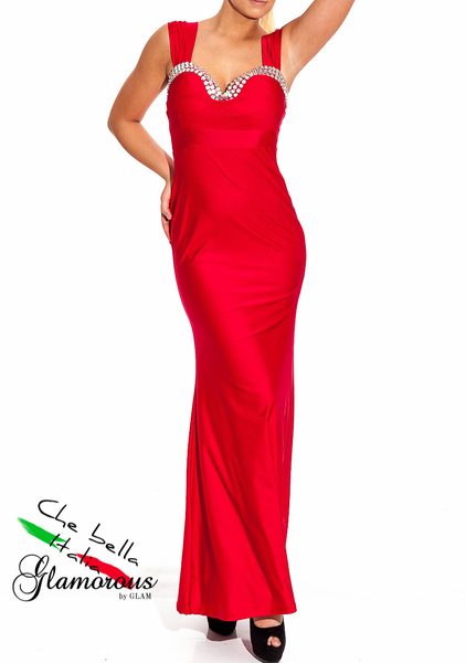 Vestido largo de mujer Etina Paris - Rojo -