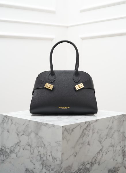 Real leather handbag Glamorous by GLAM - Black -