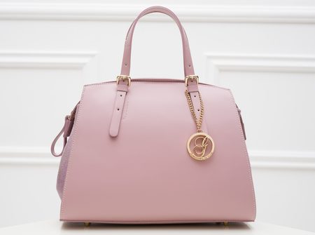 Real leather handbag Glamorous by GLAM - Pink -