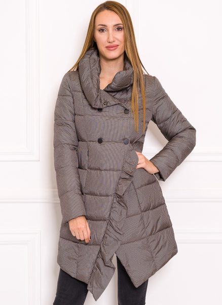Women's winter jacket Due Linee - Black -