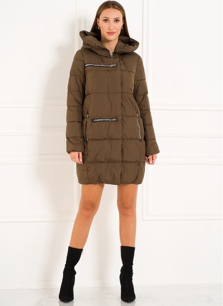 Giacca invernale donna Due Linee - Marrone -