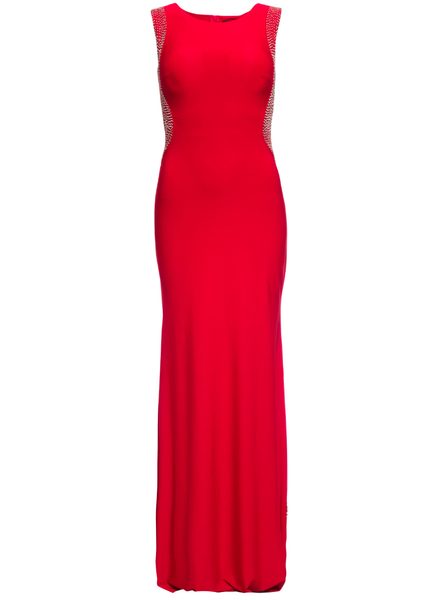 Vestido largo de mujer Due Linee - Rojo -