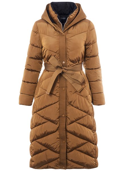 Dámská camel bunda prošívaná bi-col -