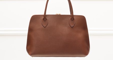 Real leather handbag Glamorous by GLAM - Brown -