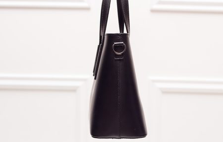 Bolso de cuero de mano para mujer Glamorous by GLAM - Negro -