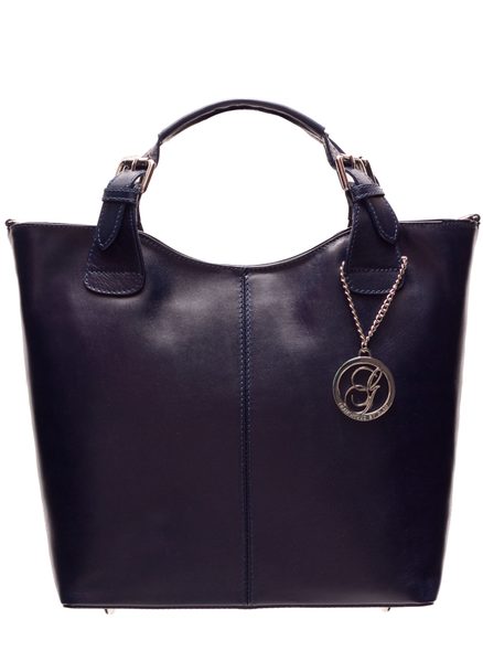 Bolso de cuero de mano para mujer Glamorous by GLAM - Azul oscuro -