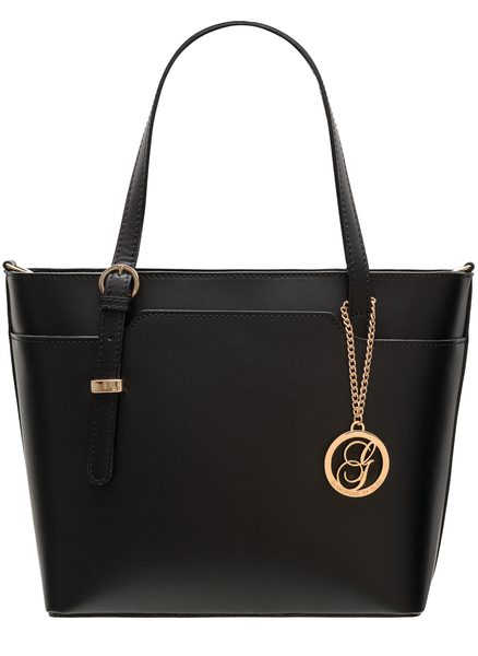 Bolso de hombro de cuero para mujer Glamorous by GLAM - Negro -