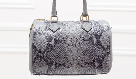 Bolso de cuero de mano para mujer Glamorous by GLAM - Gris -