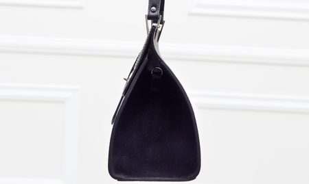 Bolso de cuero de mano para mujer Glamorous by GLAM - Negro -