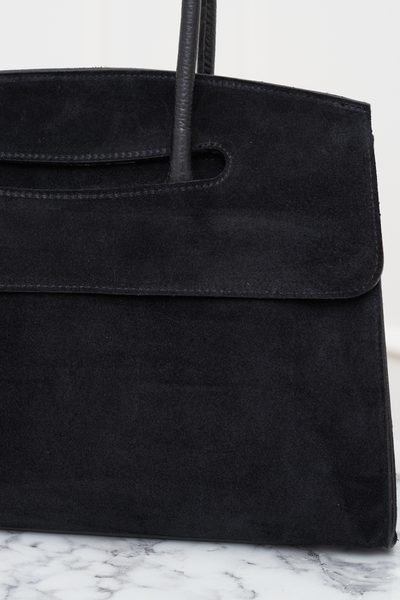 Glamorous by GLAM Geantă de mână din piele pentru femei - Neagră -