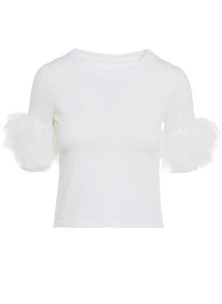 Camiseta para mujer Glamorous by Glam - Blanco -