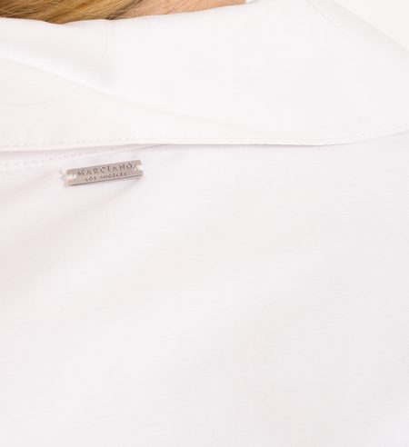 Vypasované košeľové šaty Guess by Marciano - biela -