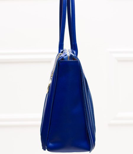 Borsa a spalla da donna in pelle Glamorous by GLAM - Blu -