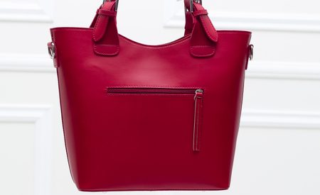 Real leather handbag Glamorous by GLAM - Red -